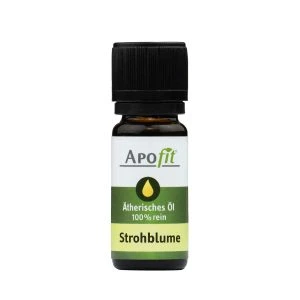 Ätherisches Öl Strohblume 1 ml von APOfit – dunkle Glasflasche mit Etikett
