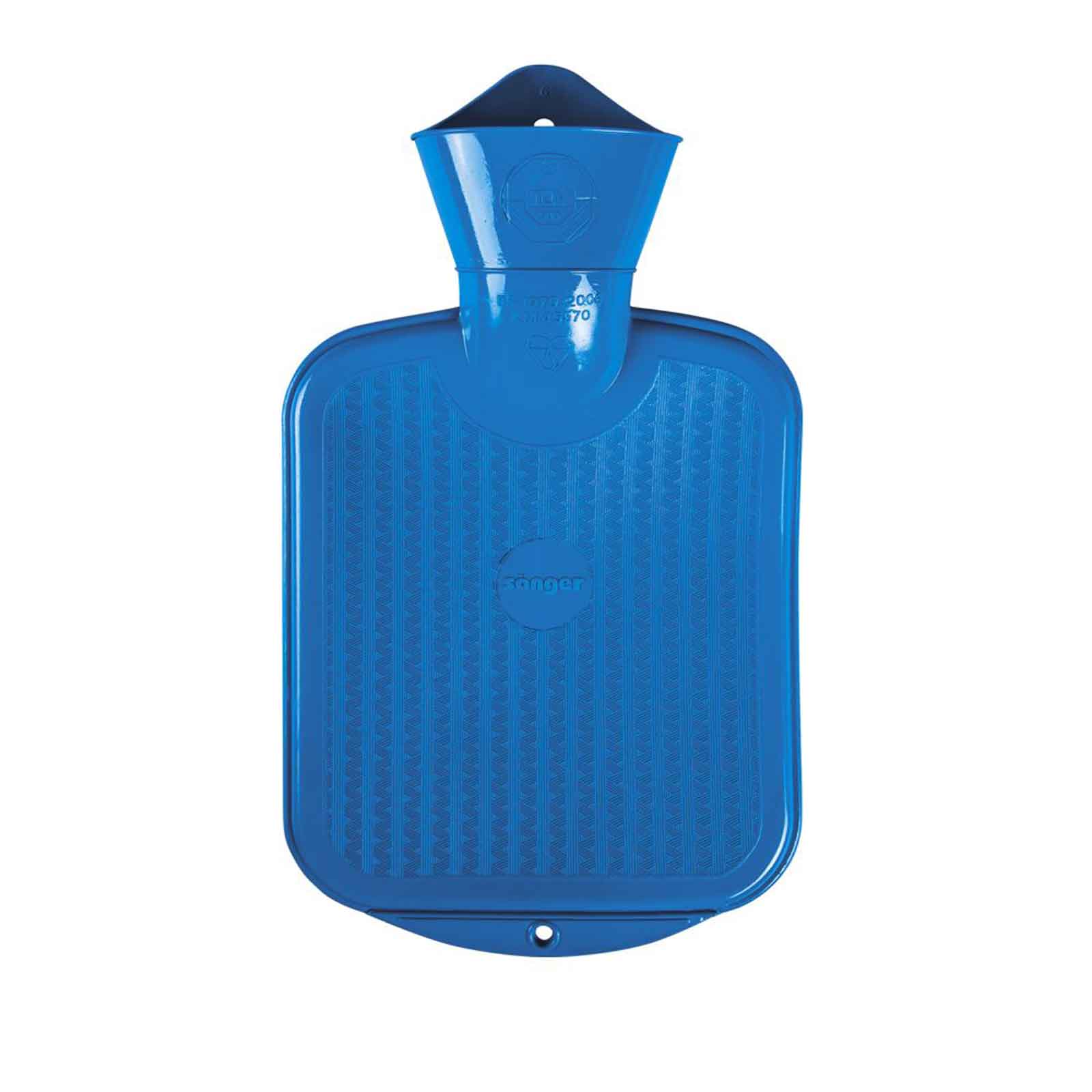 Kinder Wärmflasche ohne Bezug blau 0,8L
