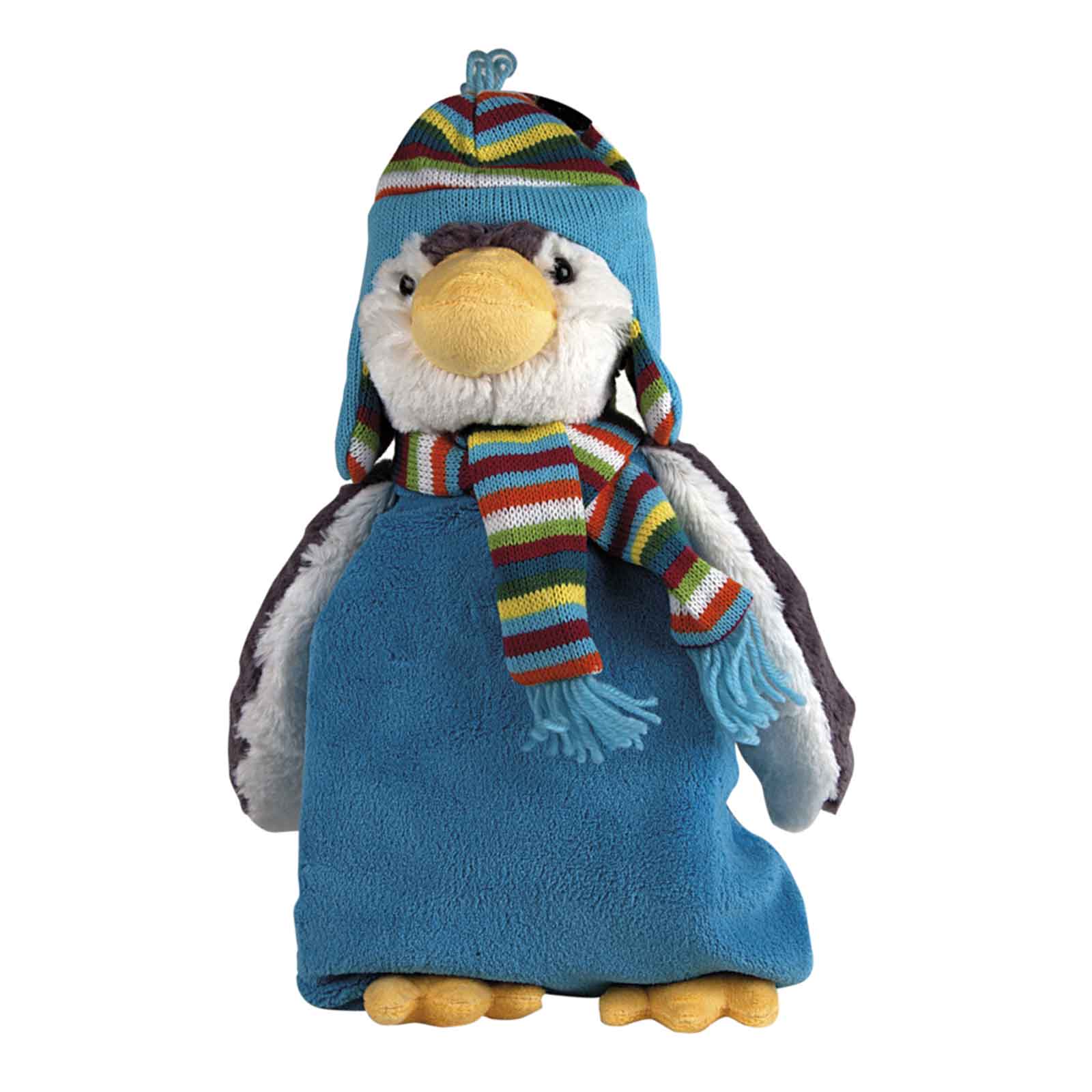 Wärmflasche Plüschtier Pinguin Paul 0,8L