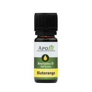 APOfit Ätherisches Öl Blutorange – dunkle Glasflasche mit Etikett „Ätherisches Öl 100% rein Blutorange"