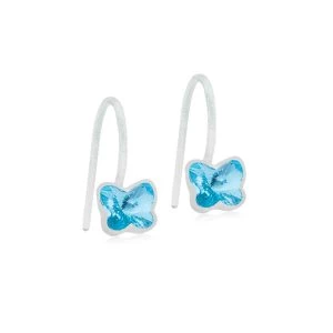 Blomdahl Ohrhänger Butterfly aquamarine 5mm