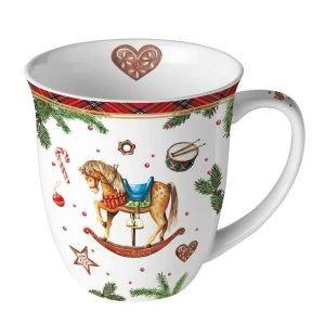 Tasse mit Schaukelpferd von Ambiente als Weihnachtsgeschenk