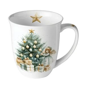 Tasse mit Weihnachtsengel – Ambiente Jumbo Tasse als Geschenkidee